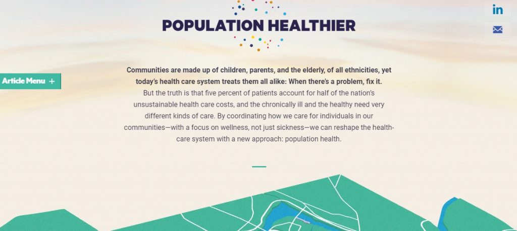 população mais saudável